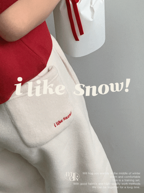[made] I LIKE SNOW - 팬츠